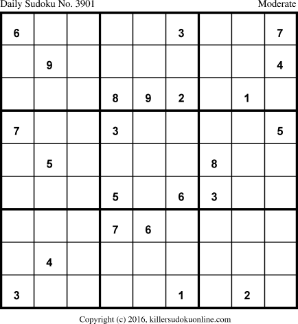 Killer Sudoku for 11/7/2018
