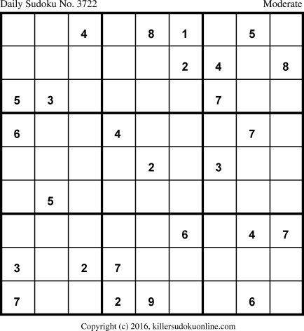 Killer Sudoku for 5/12/2018