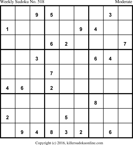 Killer Sudoku for 2/5/2018