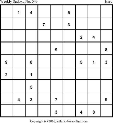 Killer Sudoku for 7/30/2018