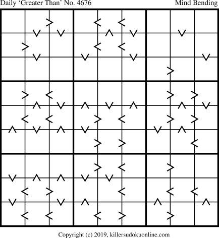 Killer Sudoku for 2/1/2019
