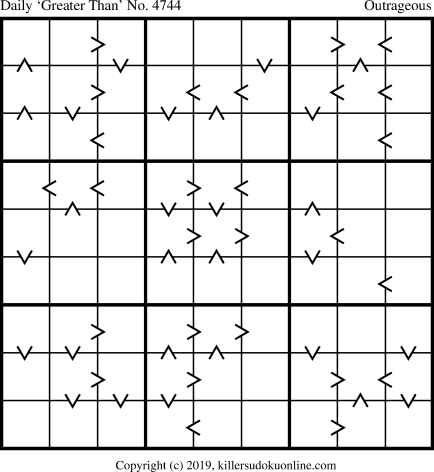 Killer Sudoku for 4/10/2019