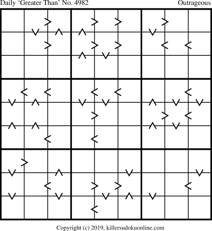 Killer Sudoku for 12/4/2019