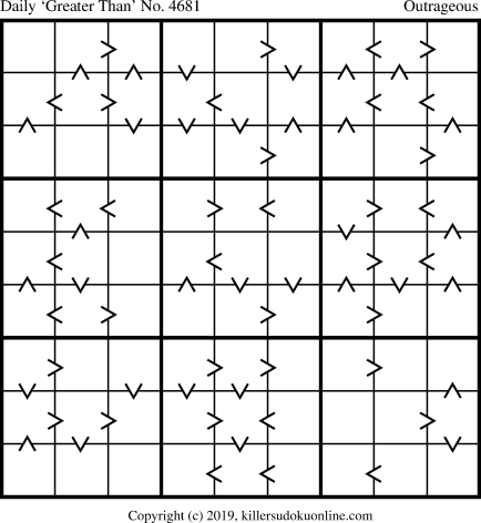 Killer Sudoku for 2/6/2019