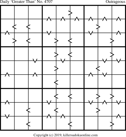 Killer Sudoku for 3/4/2019