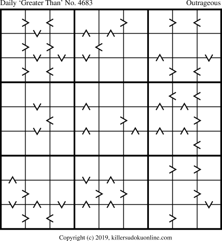 Killer Sudoku for 2/8/2019