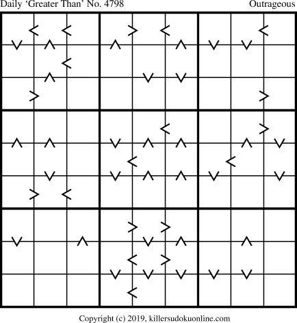 Killer Sudoku for 6/3/2019