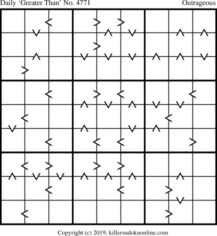 Killer Sudoku for 5/7/2019