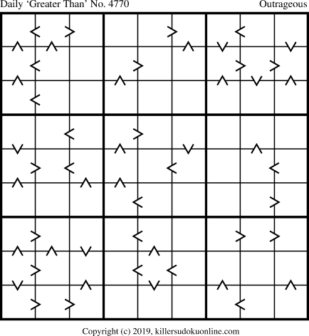 Killer Sudoku for 5/6/2019