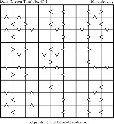 Killer Sudoku for 4/7/2019