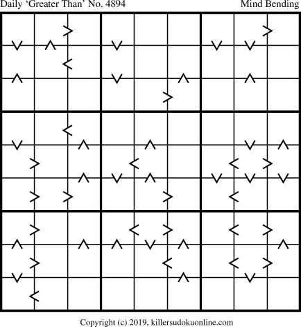Killer Sudoku for 9/7/2019