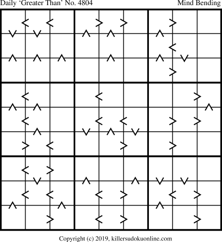 Killer Sudoku for 6/9/2019