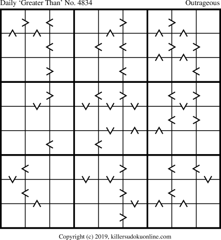Killer Sudoku for 7/9/2019
