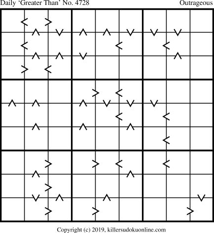 Killer Sudoku for 3/25/2019
