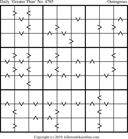 Killer Sudoku for 5/21/2019