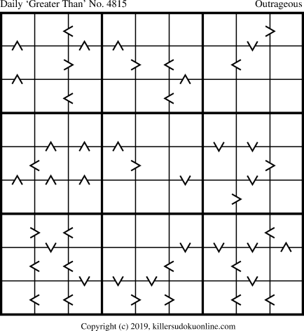 Killer Sudoku for 6/20/2019