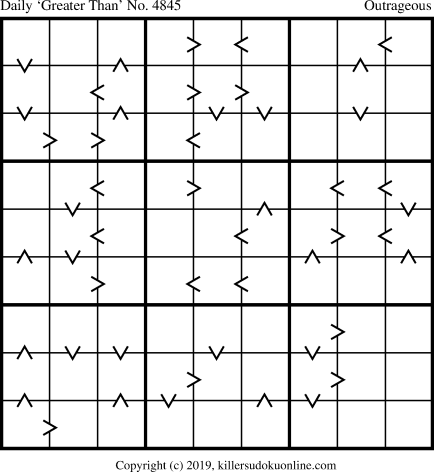 Killer Sudoku for 7/20/2019
