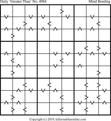 Killer Sudoku for 12/6/2019
