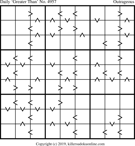 Killer Sudoku for 11/9/2019