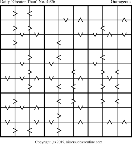 Killer Sudoku for 10/9/2019