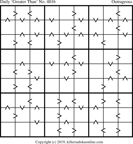 Killer Sudoku for 6/21/2019