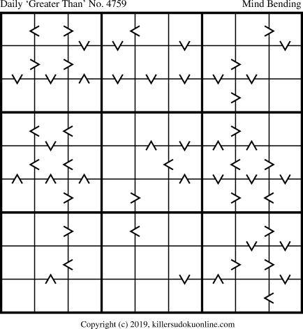 Killer Sudoku for 4/25/2019