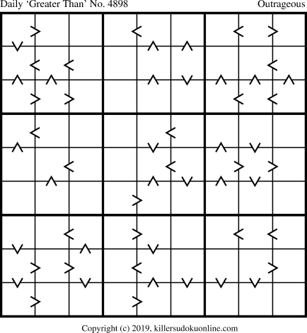 Killer Sudoku for 9/11/2019