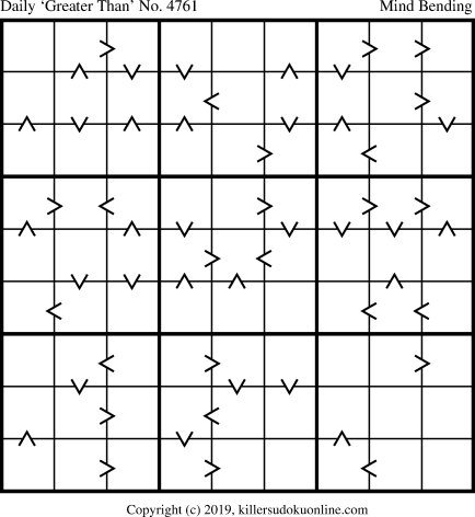 Killer Sudoku for 4/27/2019