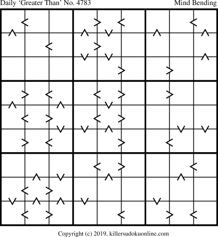 Killer Sudoku for 5/19/2019