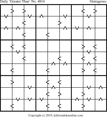 Killer Sudoku for 6/19/2019