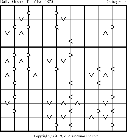 Killer Sudoku for 8/19/2019