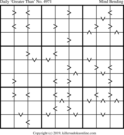 Killer Sudoku for 11/23/2019