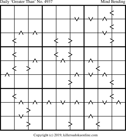 Killer Sudoku for 10/20/2019