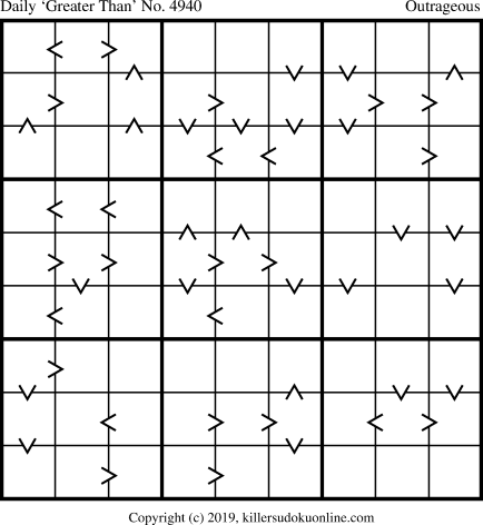 Killer Sudoku for 10/23/2019