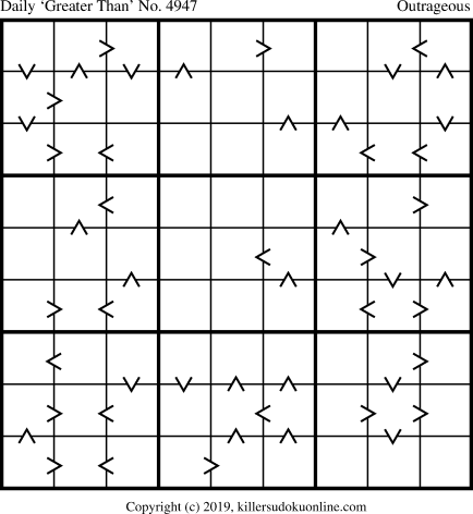Killer Sudoku for 10/30/2019