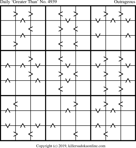 Killer Sudoku for 10/22/2019