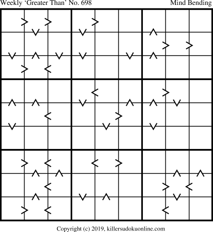Killer Sudoku for 6/3/2019