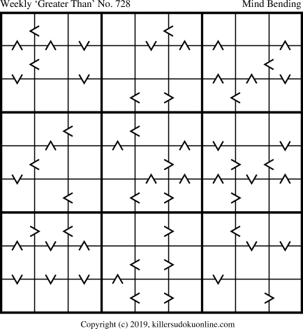 Killer Sudoku for 12/30/2019