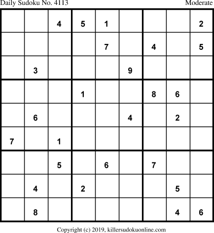 Killer Sudoku for 6/7/2019