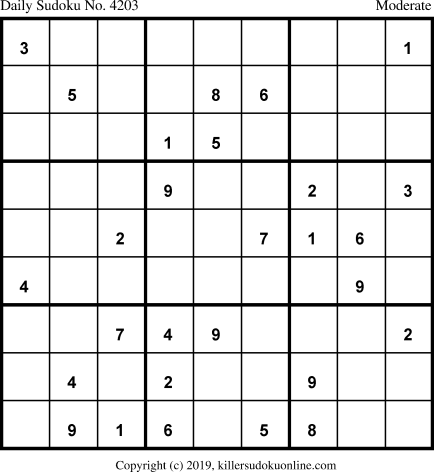 Killer Sudoku for 9/5/2019
