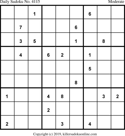 Killer Sudoku for 6/9/2019