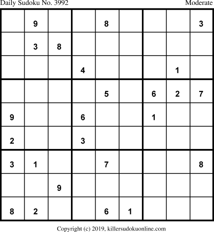Killer Sudoku for 2/6/2019