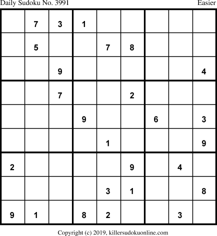 Killer Sudoku for 2/5/2019