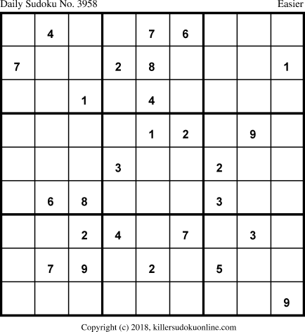 Killer Sudoku for 1/3/2019