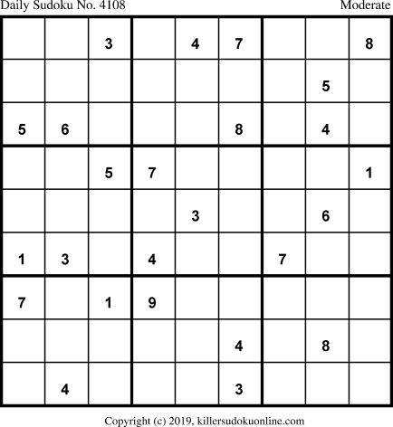 Killer Sudoku for 6/2/2019