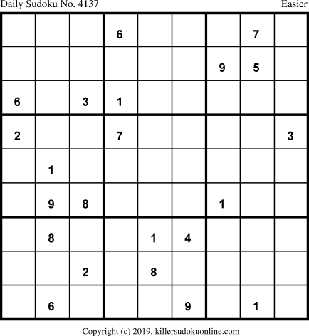 Killer Sudoku for 7/1/2019