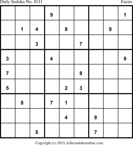 Killer Sudoku for 6/5/2019