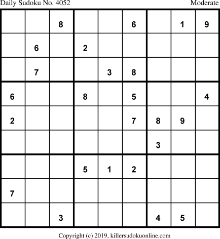 Killer Sudoku for 4/7/2019