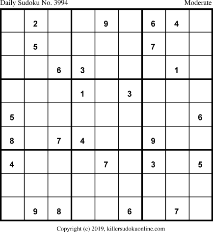Killer Sudoku for 2/8/2019