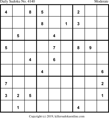 Killer Sudoku for 7/4/2019